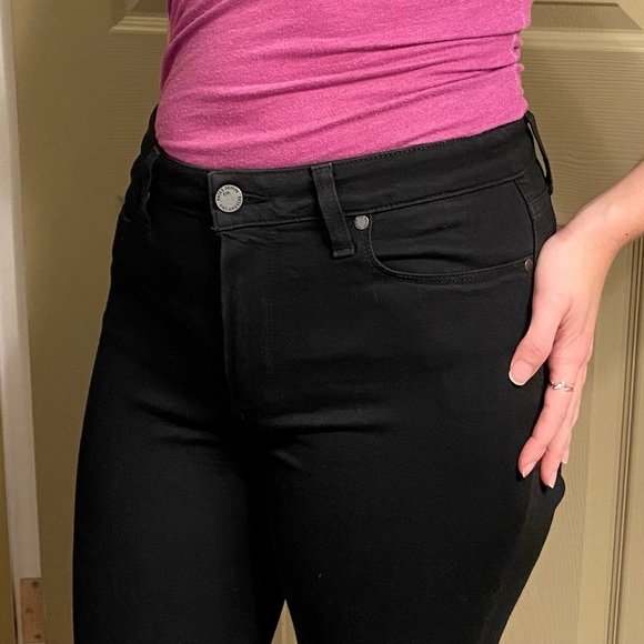 PAIGE Hoxton Ultra Skinny jeans in Black Shadow, size 28 / medium - Picture 1 of 15
